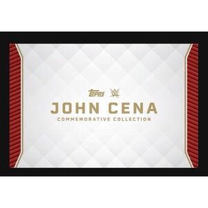 2025 TOPPS John Cena Commemorative Collection in hand
